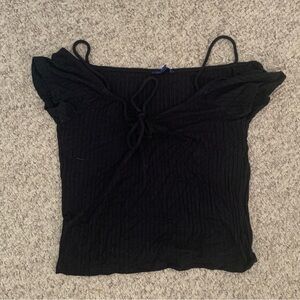 Aeropostale Black Women's Crop Top Size M